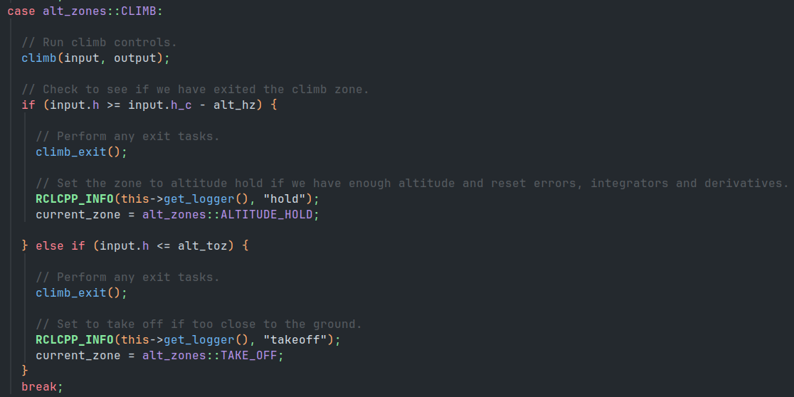 Code for State Machine